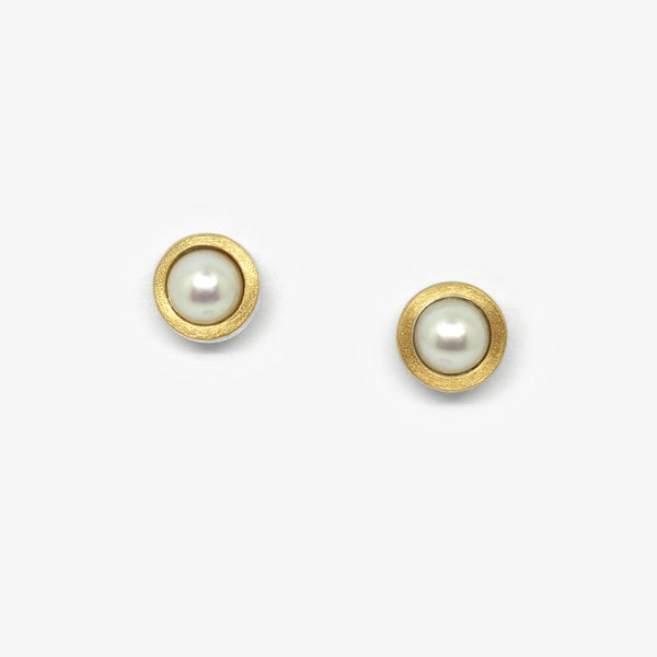 CUP STUDS + PEARL