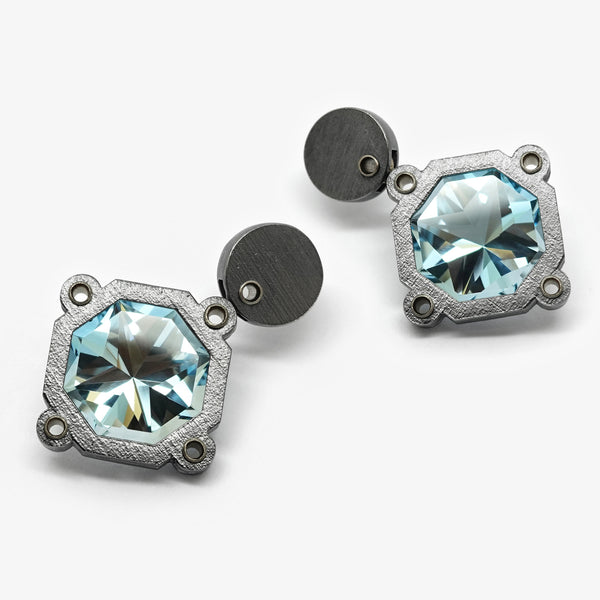XL CAPELLA EARRINGS - SKY BLUE TOPAZ