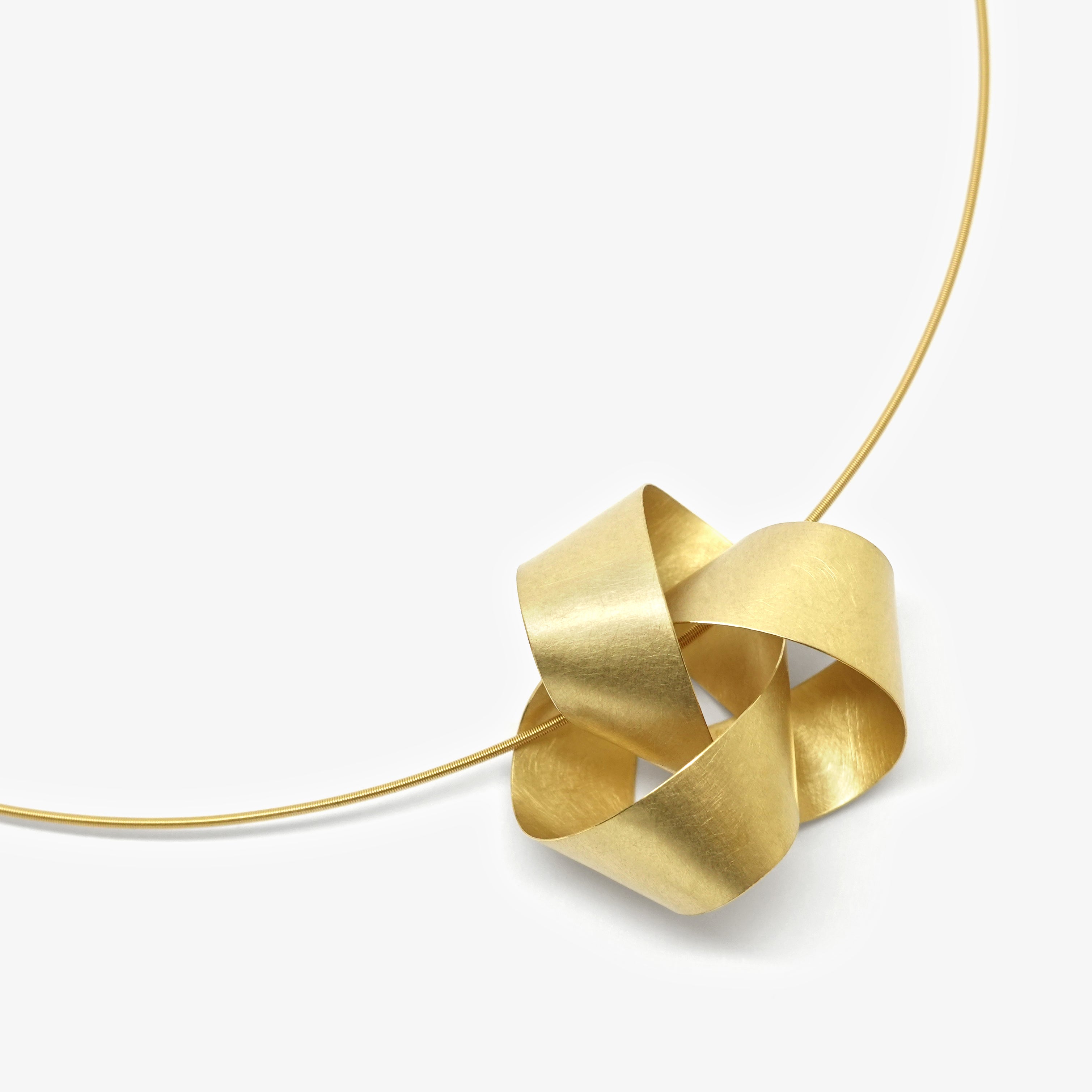 PAPYR PENDANT - LARGE - YELLOW GOLD