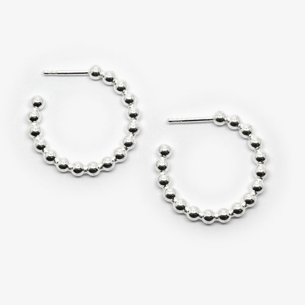 CREOLE EARRINGS - SILVER - 23MM Ø