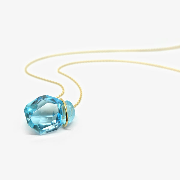 LARGE TOPAZ PENDANT