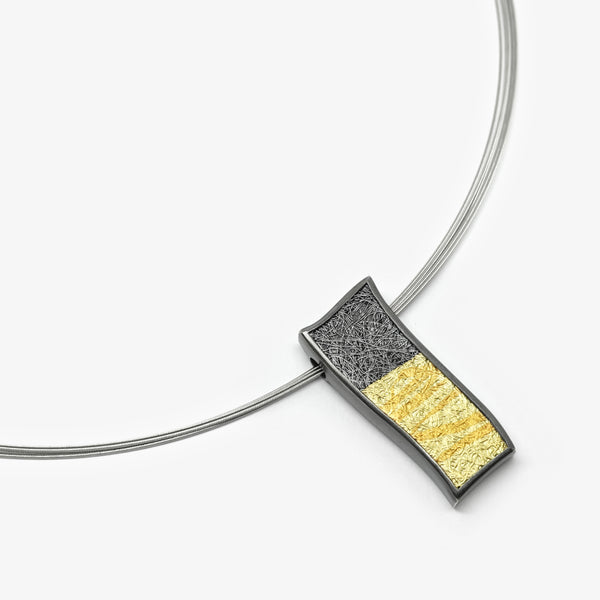 OBLONG PENDANT - SUNSET SEA