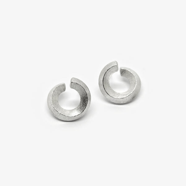 CURL STUDS - SILVER - SMALL