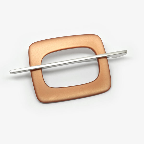 ORBIT BROOCH - RUST