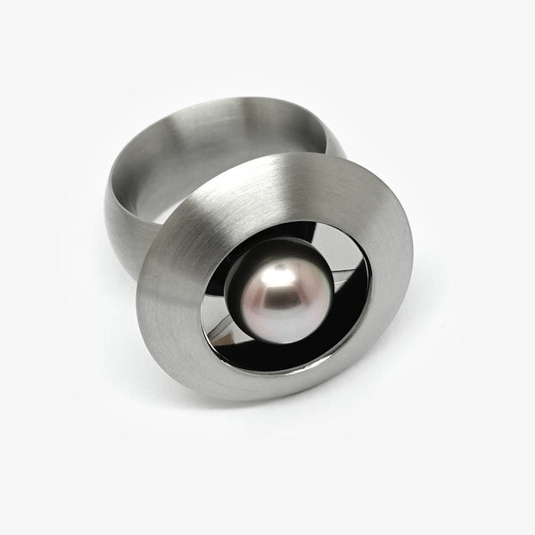 HELIOS RING - LARGE - TAHITI PEARL