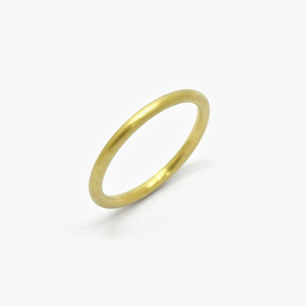 SATELLITE FINE WEDDING RING - GREEN