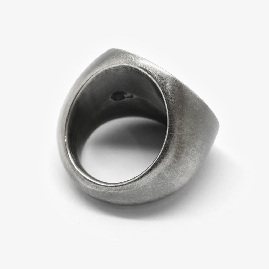 Diamond Vs Geode GEODE SIGNET RING - 27MM ROUND + CINNAMON DIAMONDS – ORRO