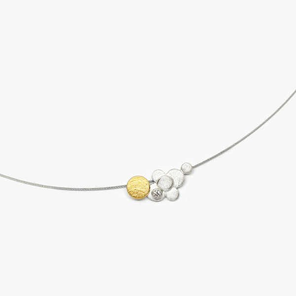 NIMBUS NECKLACE + DIAMOND
