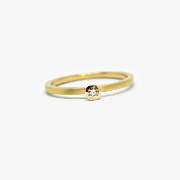 STARDUST RING - YELLOW GOLD - 0.05CT