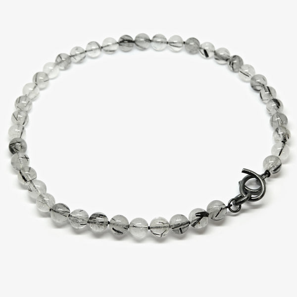 TOURMALINE QUARTZ BEADS NECKLACE