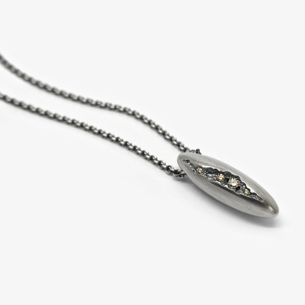 GEODE PENDANT + 4 DIAMONDS