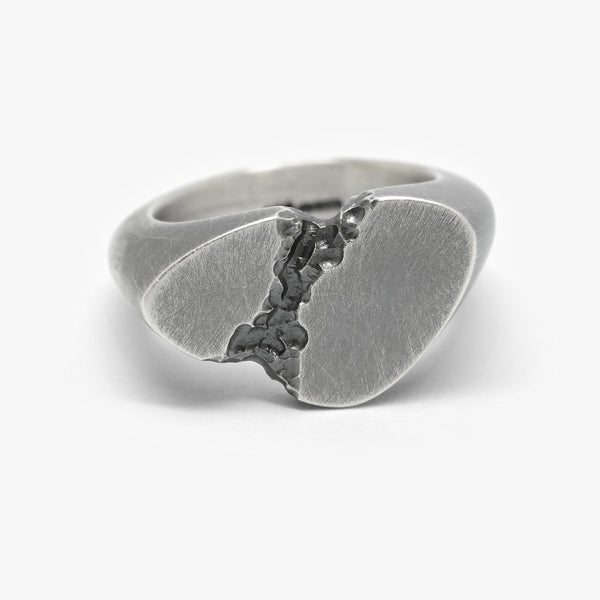GEODE SIGNET RING - PEBBLE