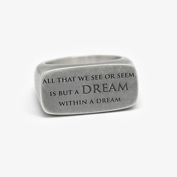 SIGNET RING - OBLONG - 12X24MM - ALL THAT WE SEE