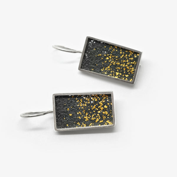 MEDIUM EARRINGS - GOLD CONFETTI