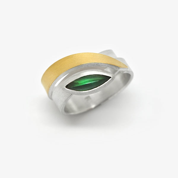 WRAP RING - GREEN TOURMALINE