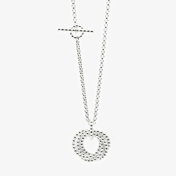 QUIRIL PENDANT - LARGE - SILVER