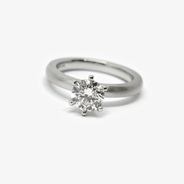 AMATIS - 6 PRONGS - PLATINUM - 1 CARAT DIAMOND