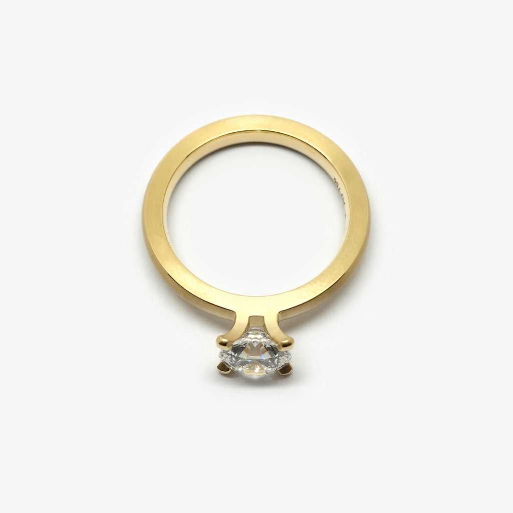 AMATIS - 4 PRONGS - YELLOW GOLD - 1 CARAT DIAMOND – ORRO