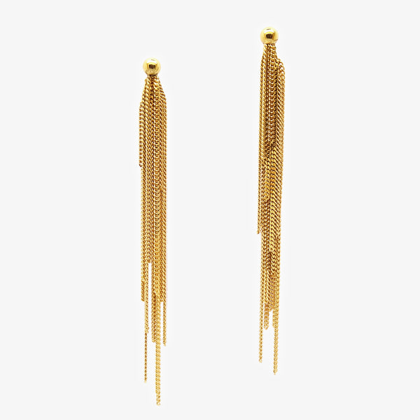 FEATHER EARRING - GOLD PLATED