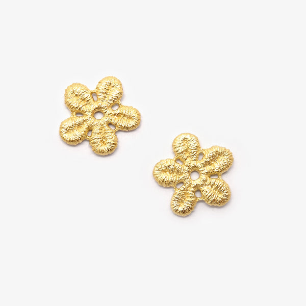 FORGET ME NOT STUDS - GOLD PLATED SILVER