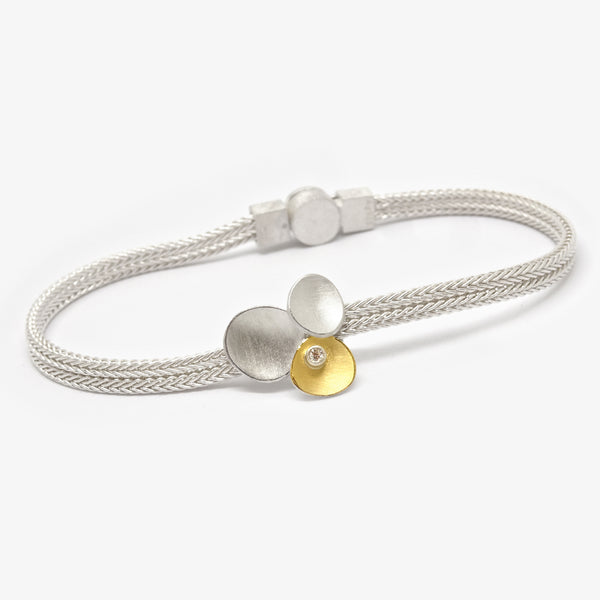 LILYPAD BRACELET + DIAMOND