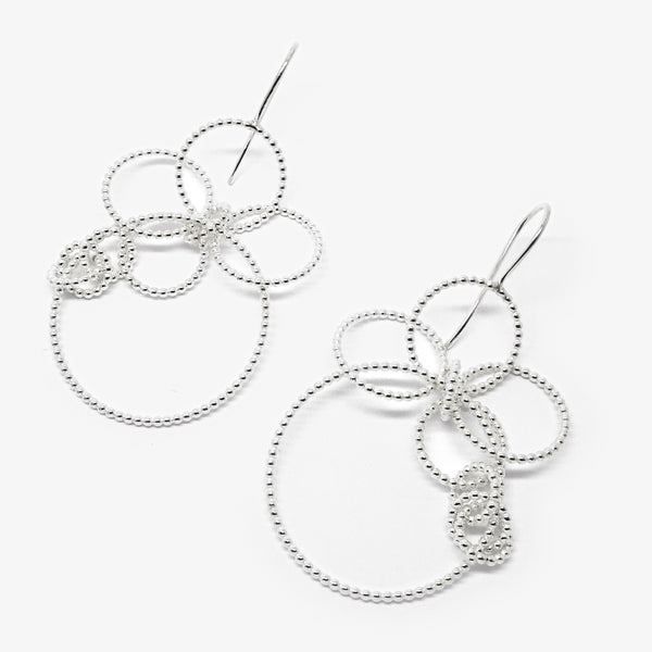 WOMOON EARRINGS - SILVER