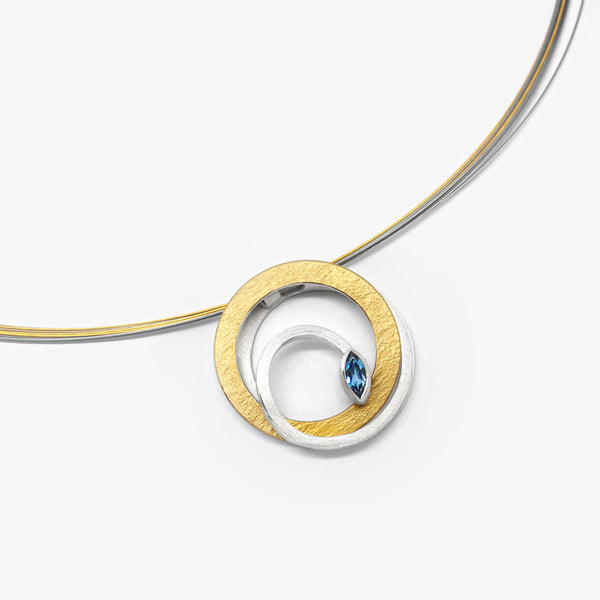 TENDRIL PENDANT - LONDON BLUE TOPAZ
