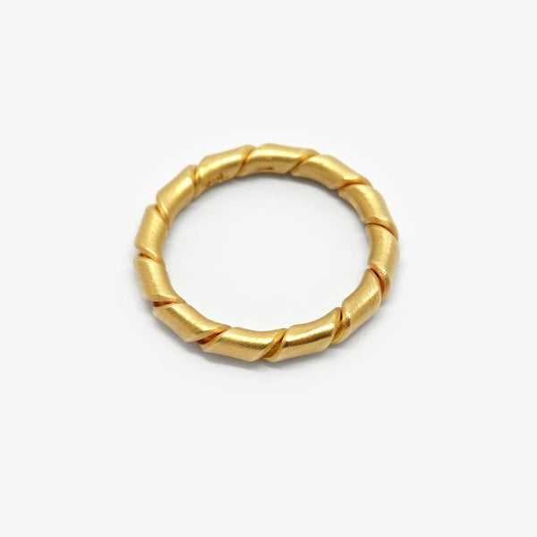 TWIST RING #41 - YELLOW GOLD