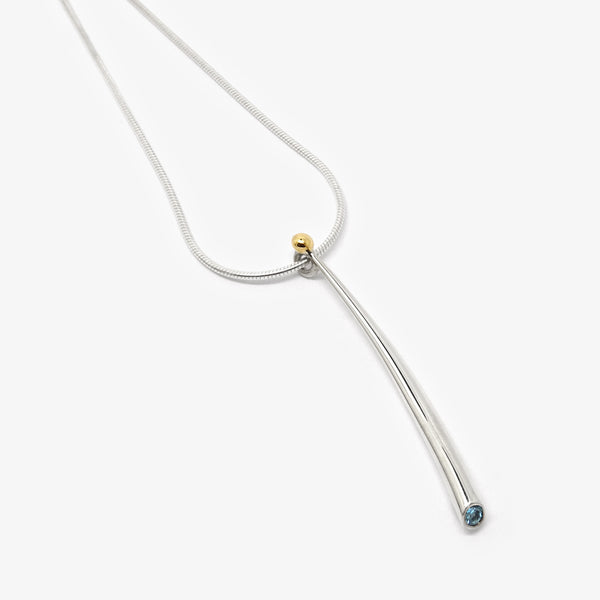 LONG CURVED PENDANT