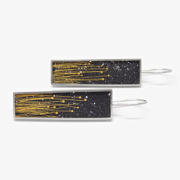 LONG EARRINGS - BULLRUSHES