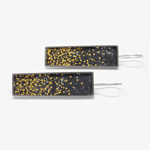 LONG EARRINGS - GOLD CONFETTI