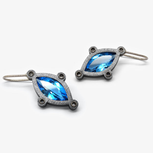XLARGE SIRIUS EARRINGS - TOPAZ