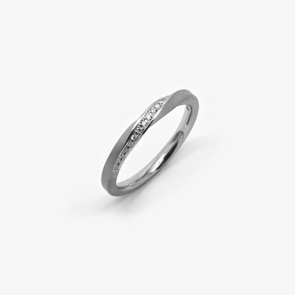 TURNING RING 2.0 - PLATINUM + DIAMONDS