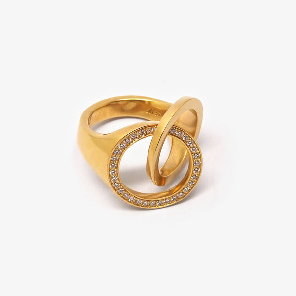 LIAISON 1 - YELLOW GOLD + DIAMONDS