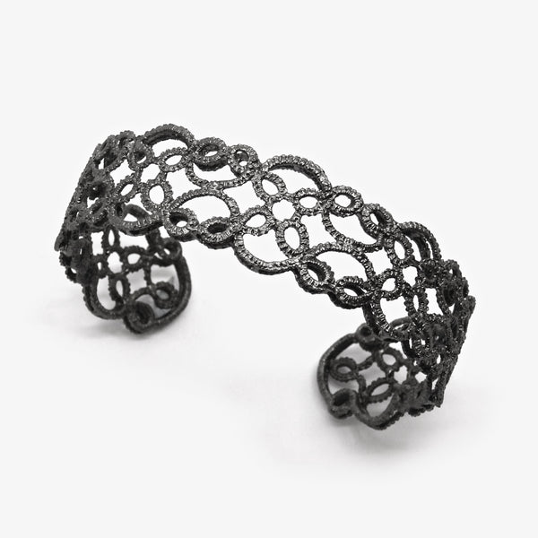 LAKME CUFF - OXIDISED SILVER