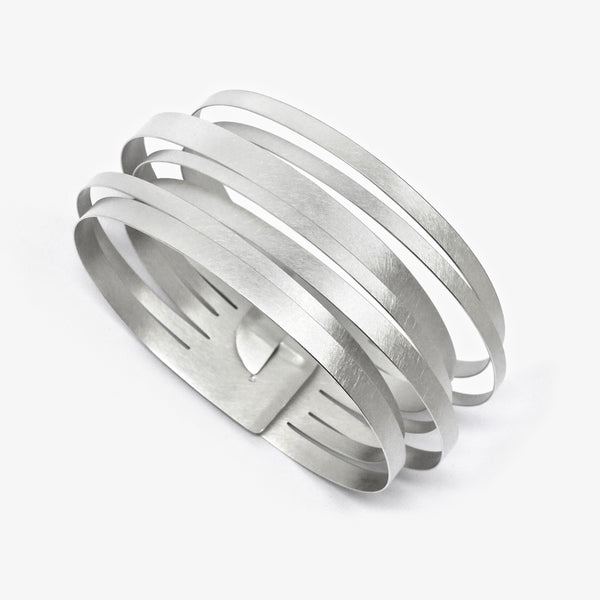 CURLED STRIPES BRACELET - MEDIUM