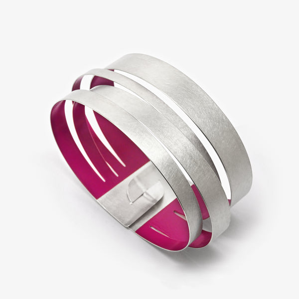 MIXED STRIPES BRACELET - MEDIUM - LACQUER