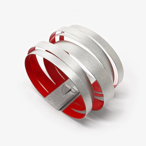 MIXED STRIPES BRACELET - BROAD - LACQUER