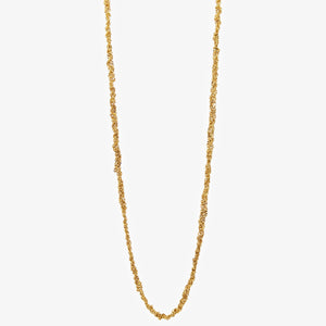 LONG TWIST COLLIER - GOLD PLATED