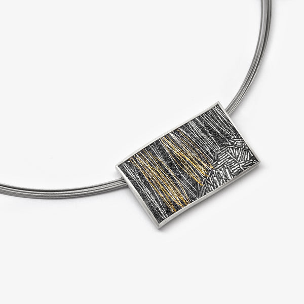 FOREST PENDANT - LARGE OBLONG