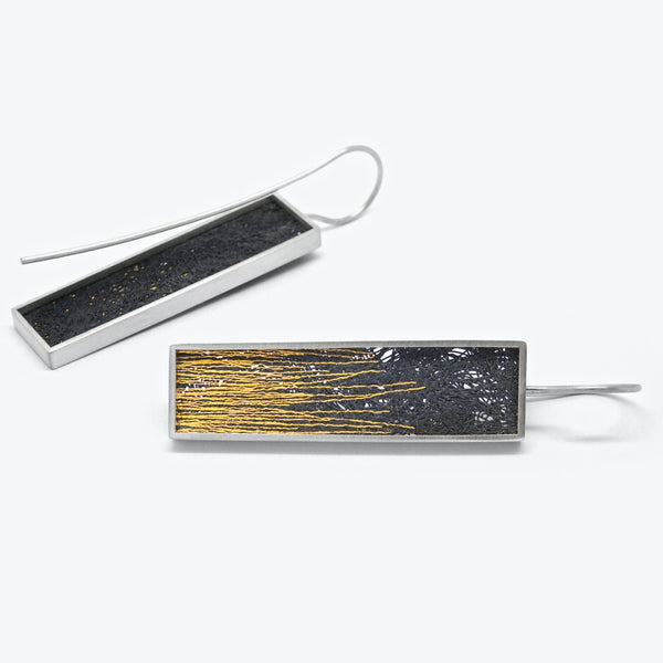 LONG EARRINGS - GOLD GRASS
