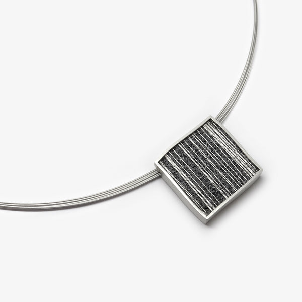 SQUARE PENDANT - WHITE VERTICAL
