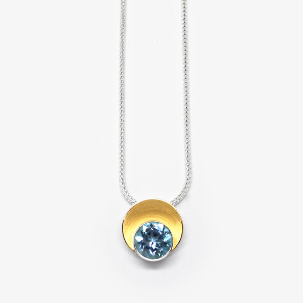COWL PENDANT - TOPAZ