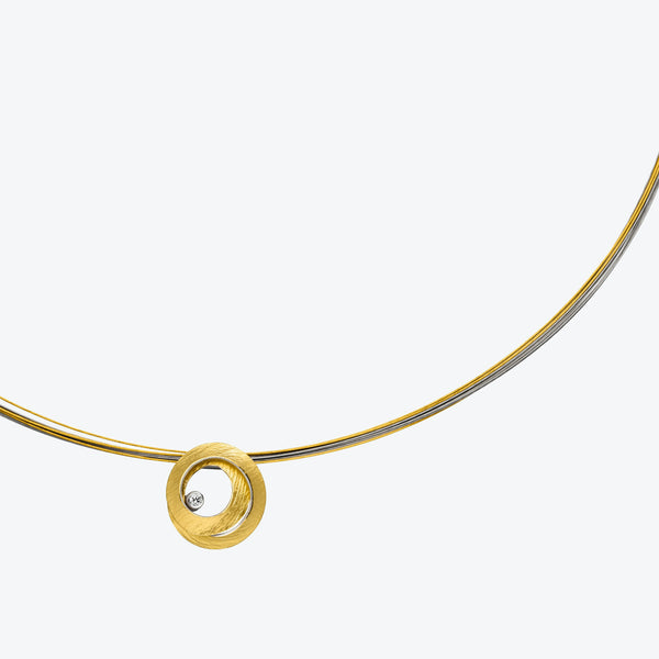 PIROUETTE PENDANT + DIAMOND