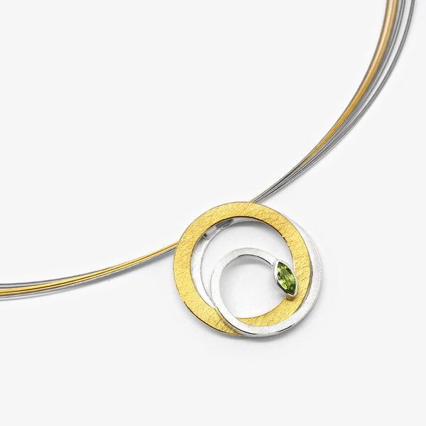 TENDRIL PENDANT - PERIDOT