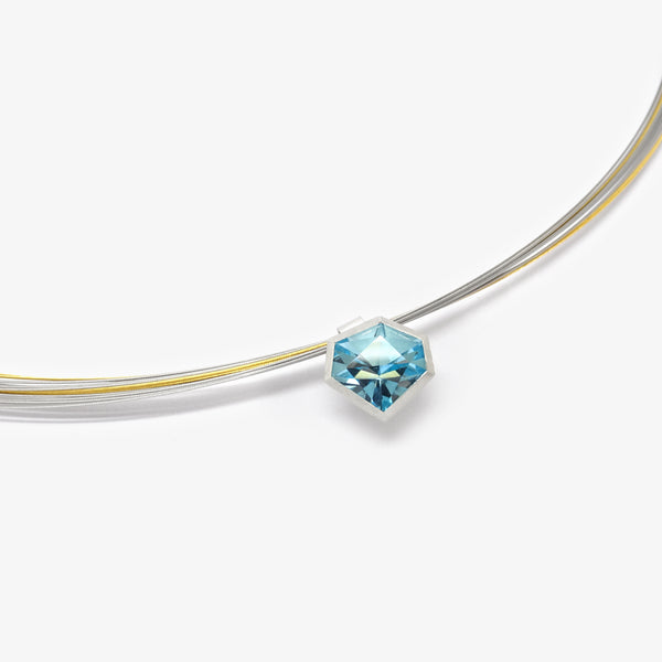 LARGE SHARD PENDANT - TOPAZ