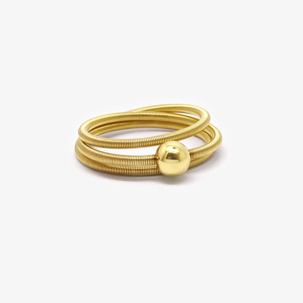 COLETTE RING 3 - GREEN GOLD