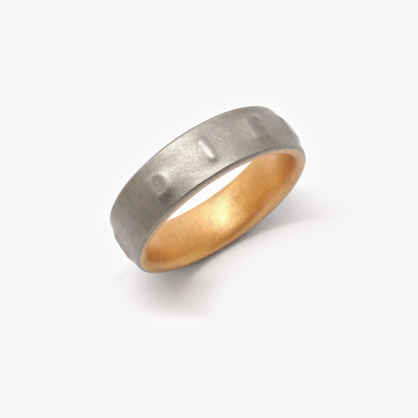 SIGNUM RING - RED + GREY