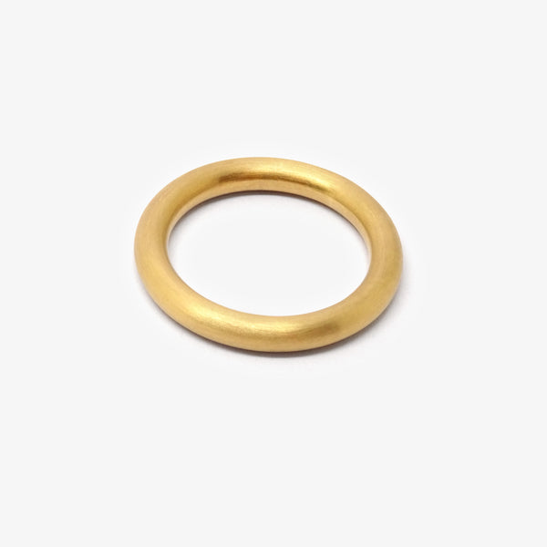 ROUND WEDDING RING - 3MM YELLOW GOLD