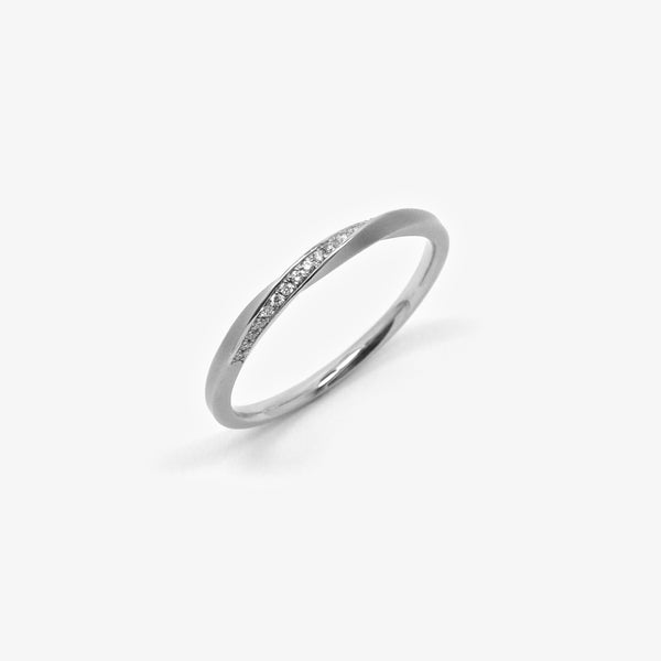 TURNING RING 1.5 - PLATINUM + DIAMONDS